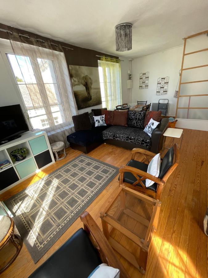 Duplex Lägenhet Beaumont-sur-Sarthe Exteriör bild